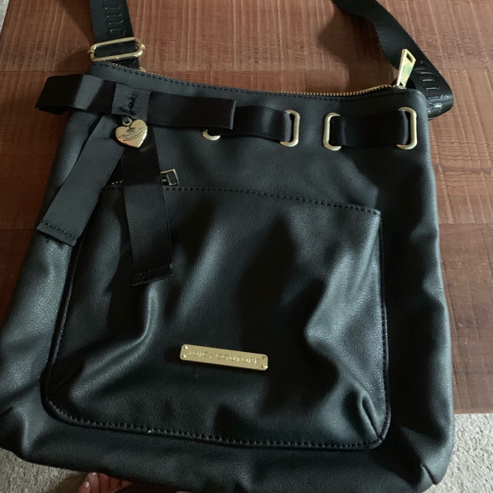 Black Juicy Couture crossbody purse